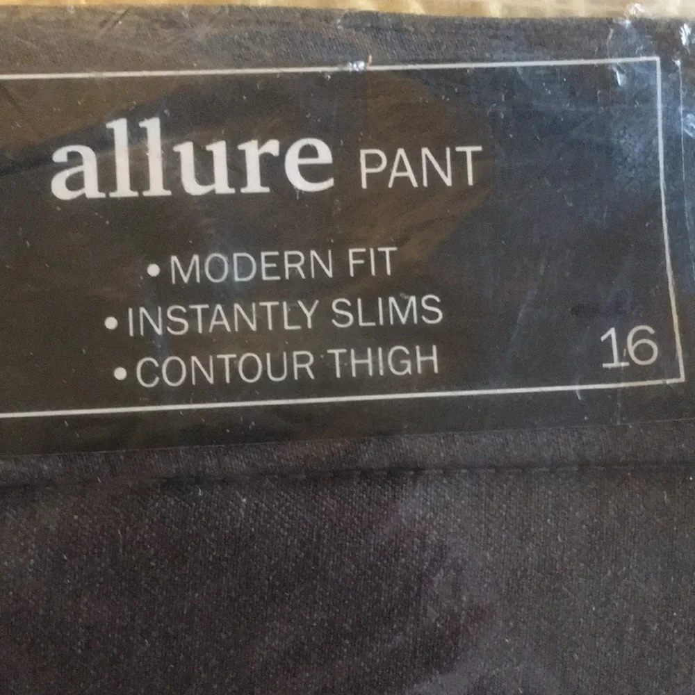 Alfred dunner NWT allure pant size 16 two front side pocket, modern fit - Picture 2 of 3